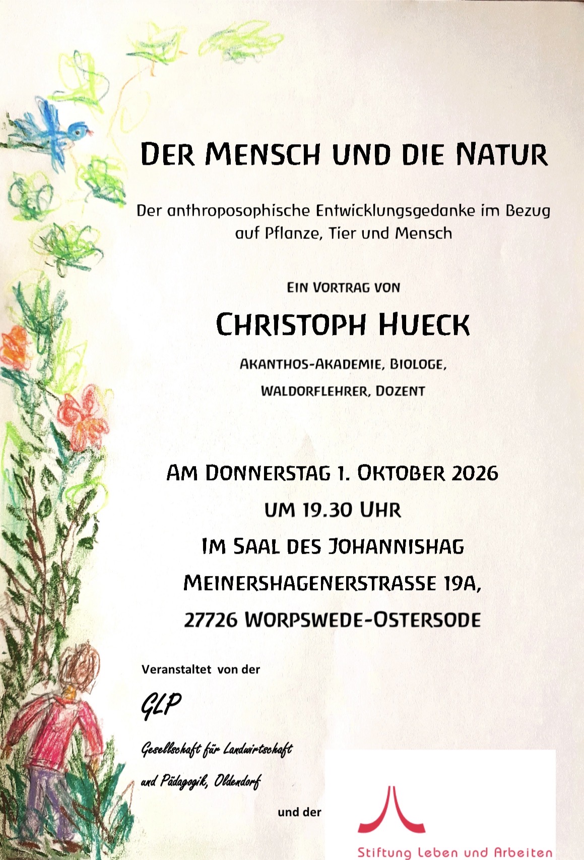 Vortrag „Der Mensch und die Natur“